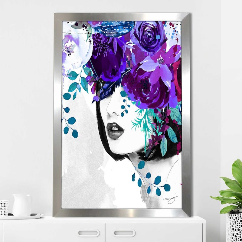 "Shades of Purple" by Jodi Print on Acrylic