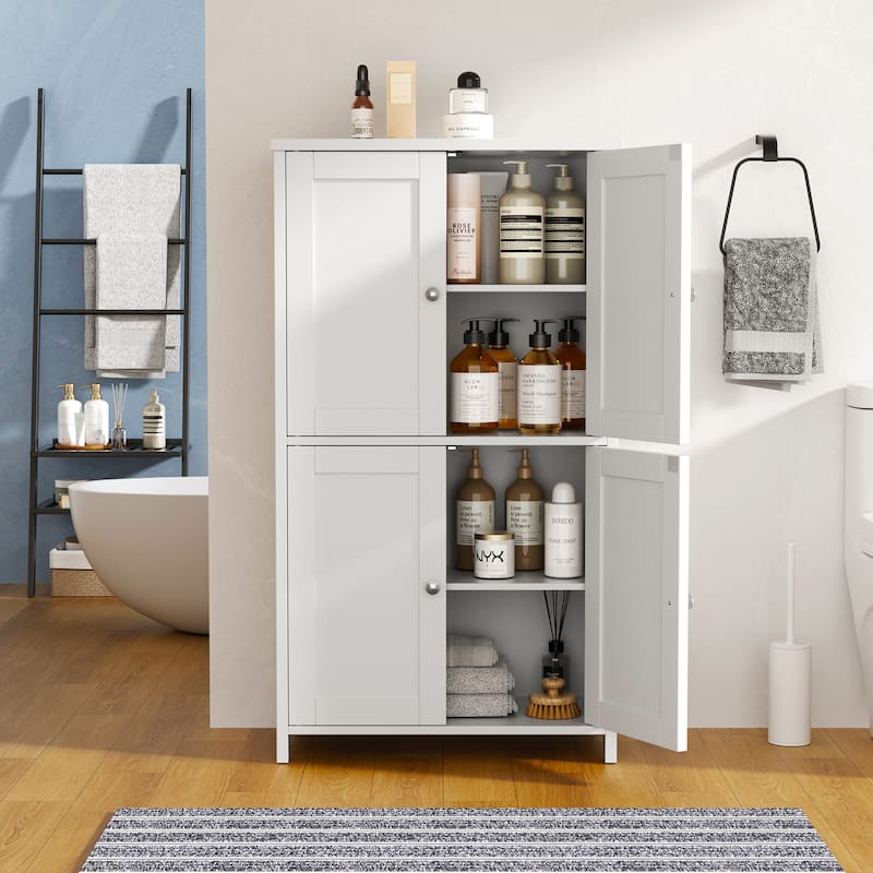 Multi-Room Storage Cabinet with Waterproof Board – Organizer for Bathroom, Kitchen & Living Room