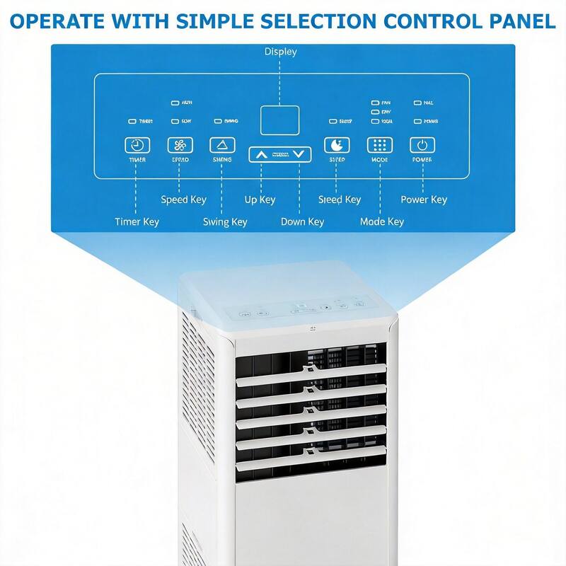 8000 BTU Portable Air Conditioners, with Cooling, Dehumidifier & Fan