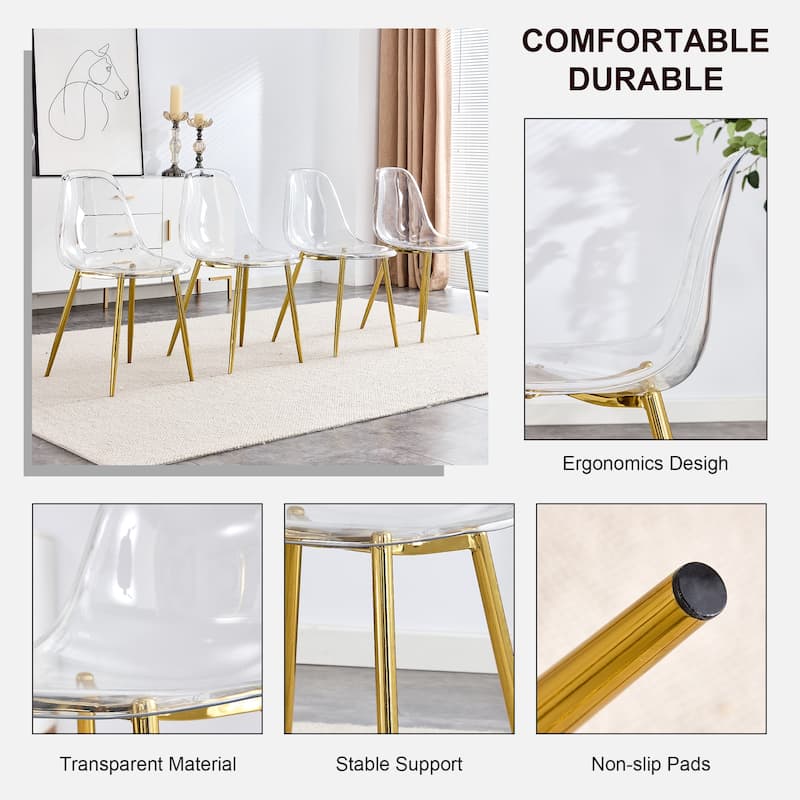 Transparent Dining Chair,Plastic Chair