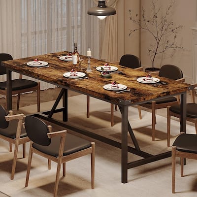 Rectangle Dining Table for 6-8 People