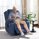 preview thumbnail 48 of 77, MCombo Electric Power Lift Recliner Chair Sofa with Massage and Heat, 3 Positions, USB Ports, Faux Leather