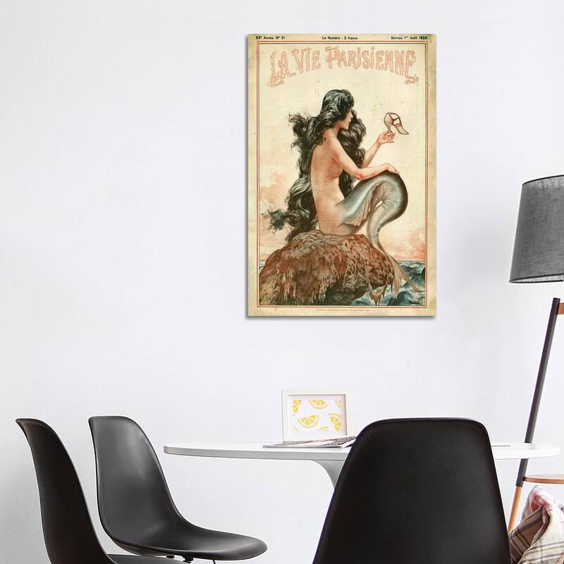 iCanvas "1925 La Vie Parisienne Magazine Cover" by The Advertising Archives Canvas Print - 40x26x1.5