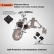 preview thumbnail 2 of 8, DIY Electric Go Kart Kit for Kids with Patented Modular Assembly System - Black
