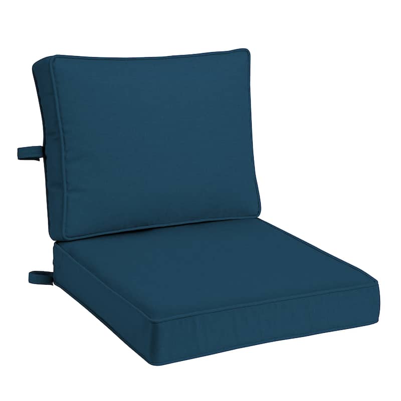 ARDEN Foam Outdoor Double Welted Deep Seat Cushion Set, 24 x 24