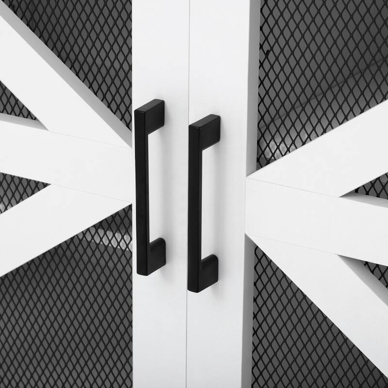 Rossetta 55'' Contemporary-Industrial Style Multi-Purpose Use Sideboard Buffet Cabinet with Adjustable Shelves