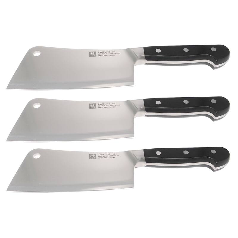 3x ZWILLING Pro 6" Meat Cleaver - Black