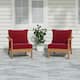 Option Teak/Red