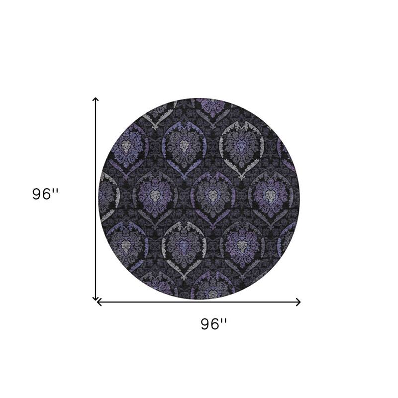 HomeRoots Medallion Transitional Rectangle Outdoor Rug