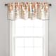 Lush Decor Weeping Flower Room Darkening Window Curtain Valance - 52x18