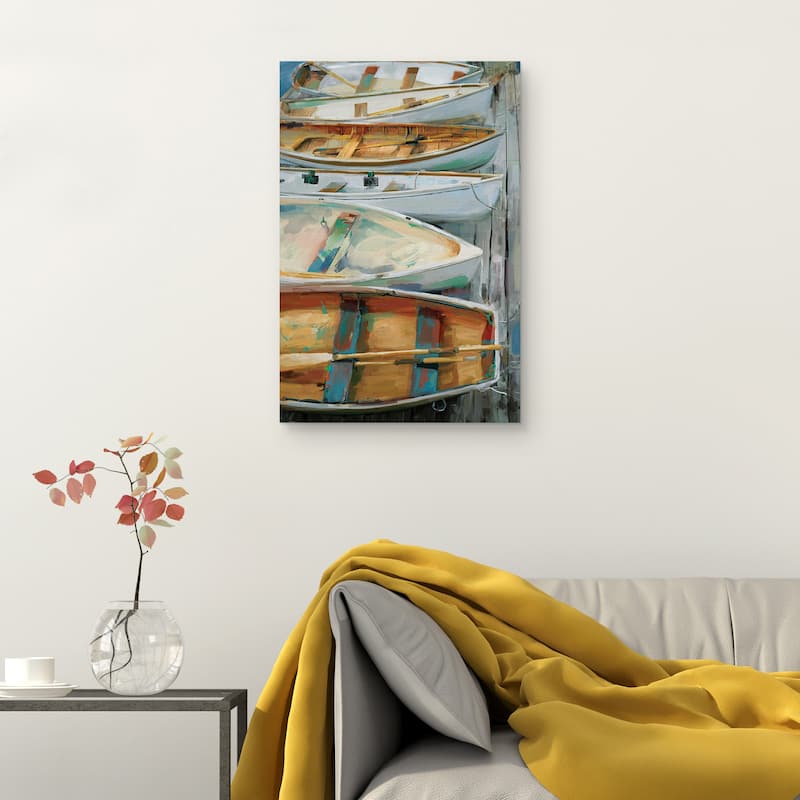 Dockside by Studio Arts Canvas Art Print