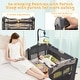 preview thumbnail 22 of 32, Costway 3-in-1 Convertible Portable Baby Playard Newborn Napper Height - See Details