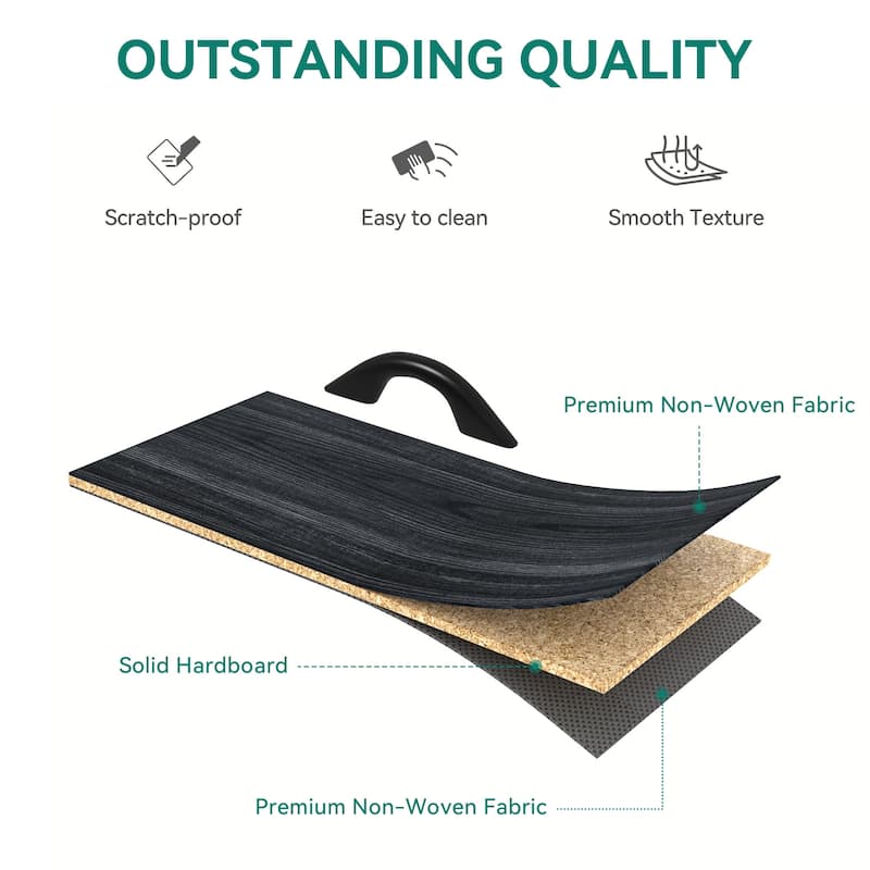 Modern Wide Dresser Storage Tower with 8 Drawers