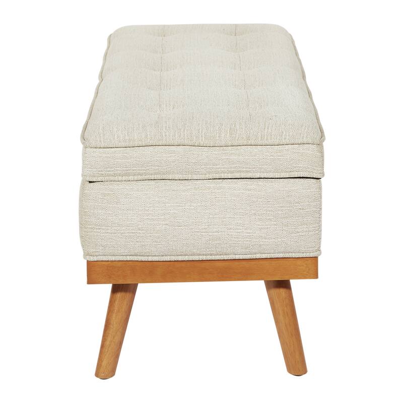 OS Home and Office Furniture Model Katheryn Storage Bench - Linen