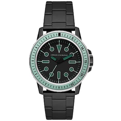 Armani Exchange Men's Classic Black Dial Watch - AX1858 - 6 (36)