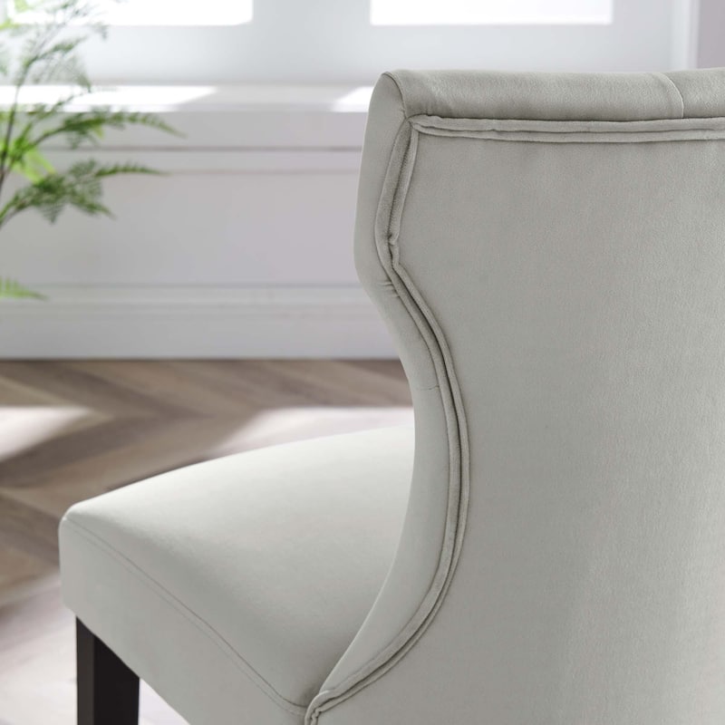 Silhouette Performance Velvet Dining Chairs - Set of 2 - N/A