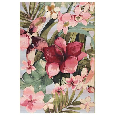 Liora Manne Marina Tropical Floral Indoor/Outdoor Rug