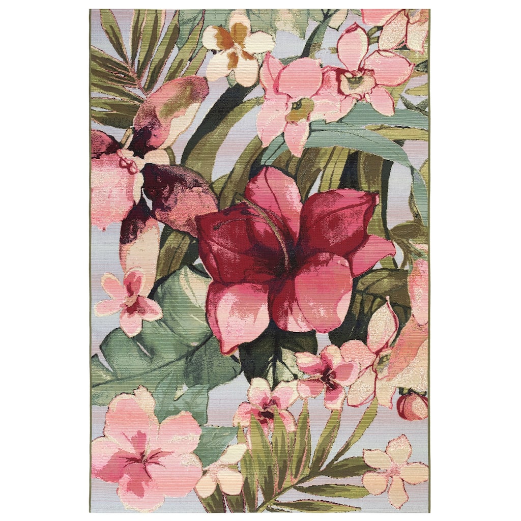Liora Manne Marina Tropical Floral Indoor/Outdoor Rug