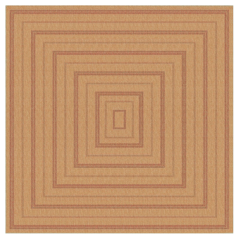 Liora Manne Sahara Multi Border Indoor/Outdoor Rug