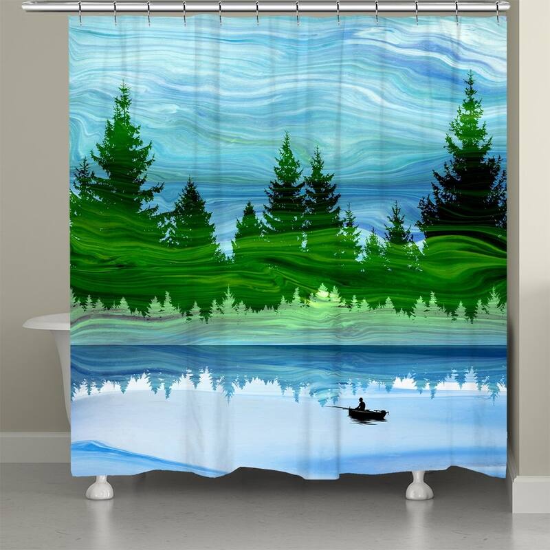 Scenic Forest Shower Curtain
