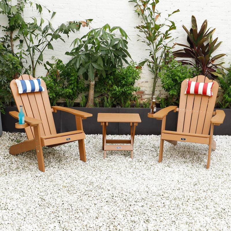 Outdoor Portable Folding Square Table with Fade-Resistant Material