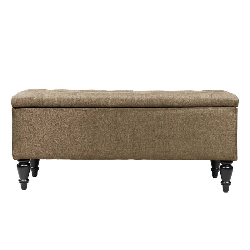 Maypex 38" Fabric Upholstered Tufted Storage Bench