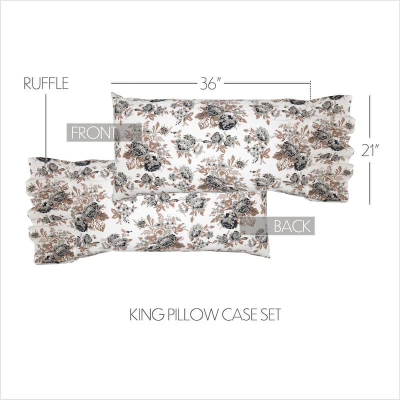 Annie Floral Pillow Case Set