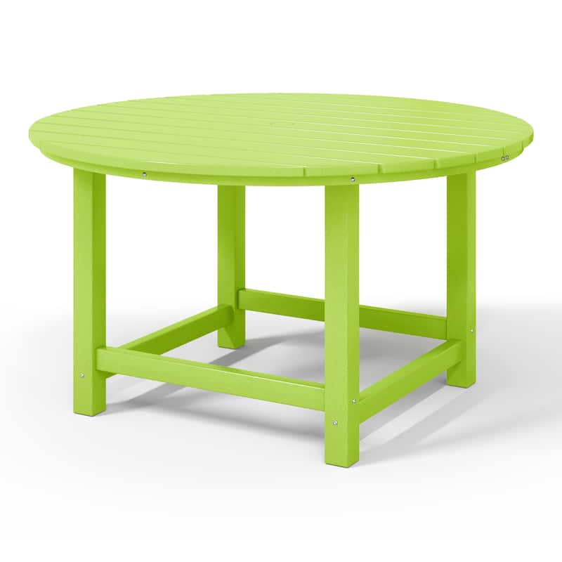 Polytrends Laguna Kids Outdoor 38" Round Poly Dining Table for Children