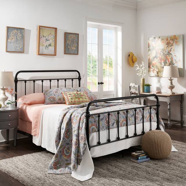 Giselle Victorian Iron Metal Bed by iNSPIRE Q Classic