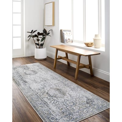 Livabliss Lillian Traditional Washable Area Rug