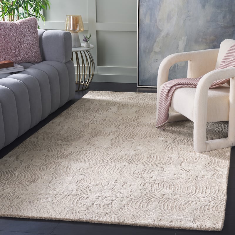 SAFAVIEH Handmade Glamour Zauresh Modern Wool Rug