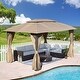 preview thumbnail 18 of 16, Gazebo 10x14FT, Outdoor Gazebo with Double Roofs, Privacy Curtains, Mosquito Nettings, Heavy Duty Metal Frame Party Tent