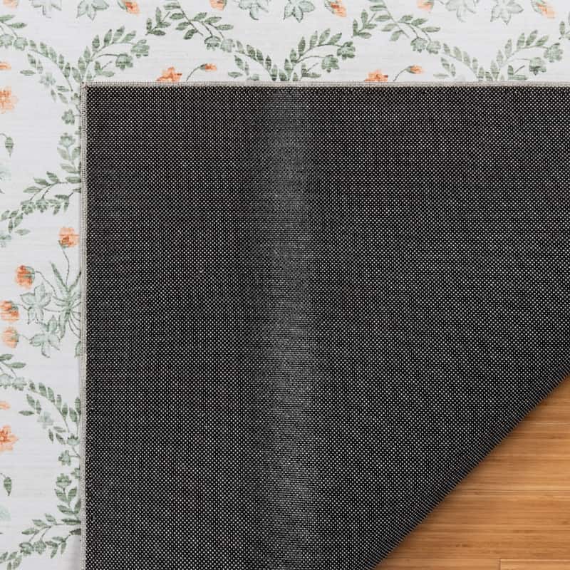 Gertmenian Crystal Print Soft Flat Pile Polyester Slip Resistant Washable Indoor Printed Area Rug Collection