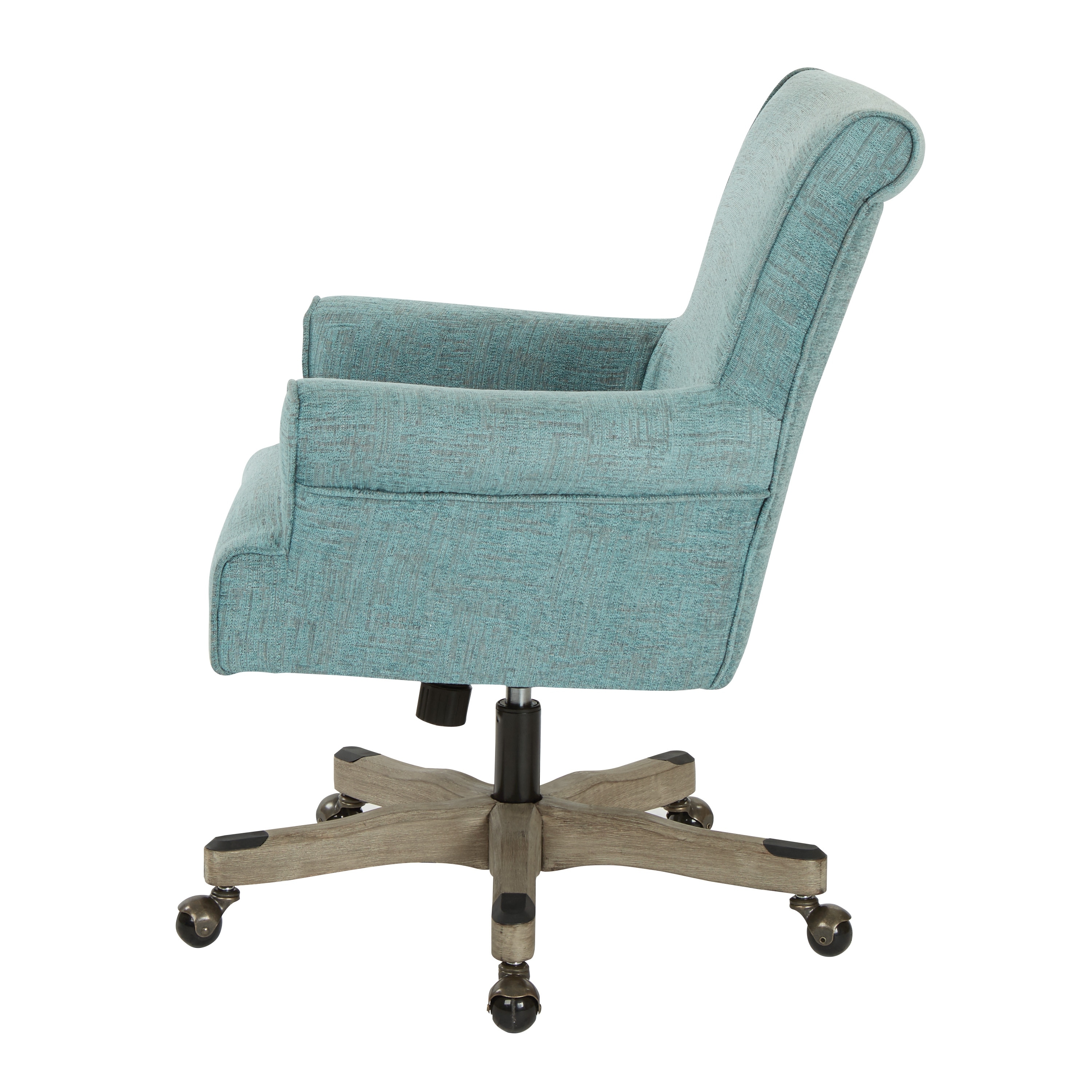 Megan Office Chair with Wood Base - Picture 9 of 10