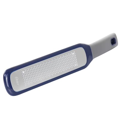 Stainless Steel Long Grater with Plastic Handle - One Piece