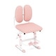 preview thumbnail 7 of 5, Height-Adjustable Kids Desk Chair with Double Back Support & Footrests Pink