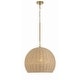 preview thumbnail 7 of 6, Crystorama Lighting Group JAC-10503 Jace 3 Light 20" Wide Pendant