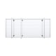 preview thumbnail 7 of 37, Bath 30'H Recessed or Surface Wall Mount Medicine Cabinet With Adjustable Glass Shelves