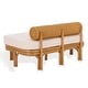 preview thumbnail 20 of 22, SAFAVIEH Couture Fowley 51.2-Inch Rattan Bench, Natural, Scandinavian - 51" W x 31" D x 25" H