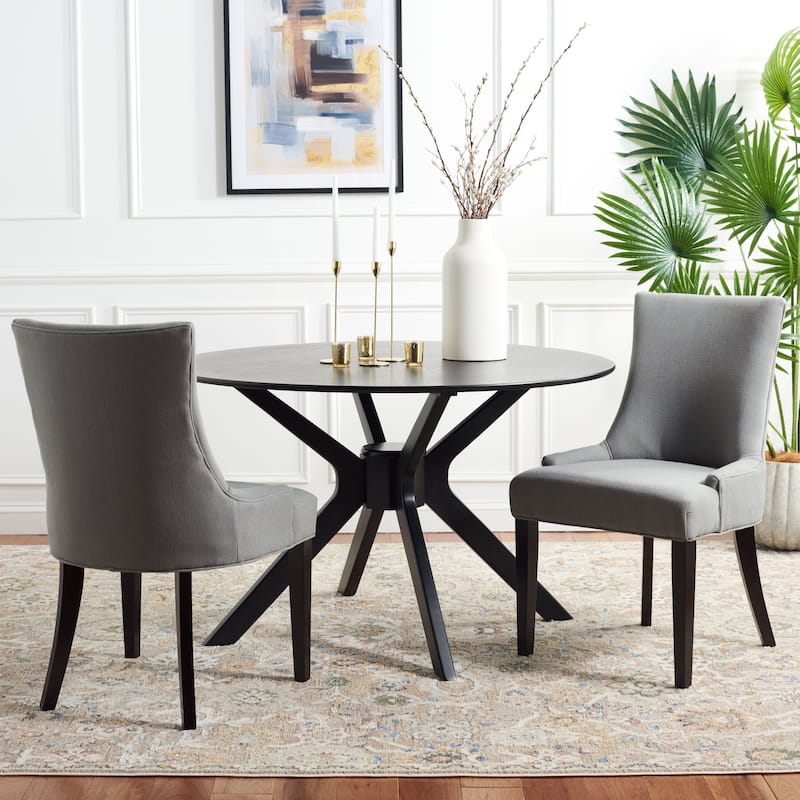 SAFAVIEH Lester Dining Chair (Set of 2) - 24"W x 25"D x 39"H