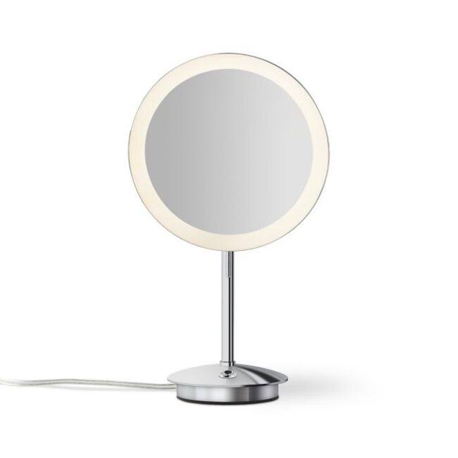 Robern 5M0008FLUT76 5-5/16" W x 13-7/16" H Circular Bathroom Mirror - Chrome