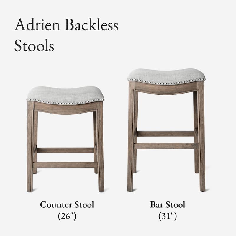Maven Lane 26" Adrien Saddle Kitchen Counter Height Stool