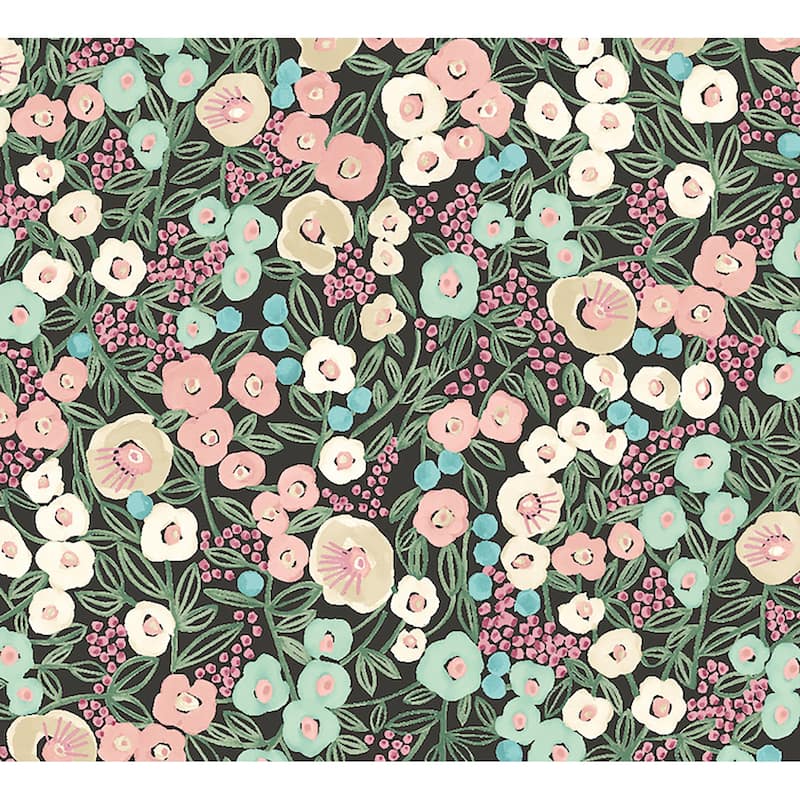 Flora Ditsy Pink Garden Wallpaper