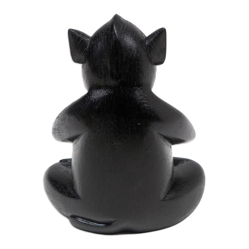 Novica Handmade Gentle Apprentice At Night Wood Statuette