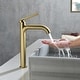 preview thumbnail 38 of 39, 9-12" H Solid Brass Single Handle Bathroom Sink Faucet