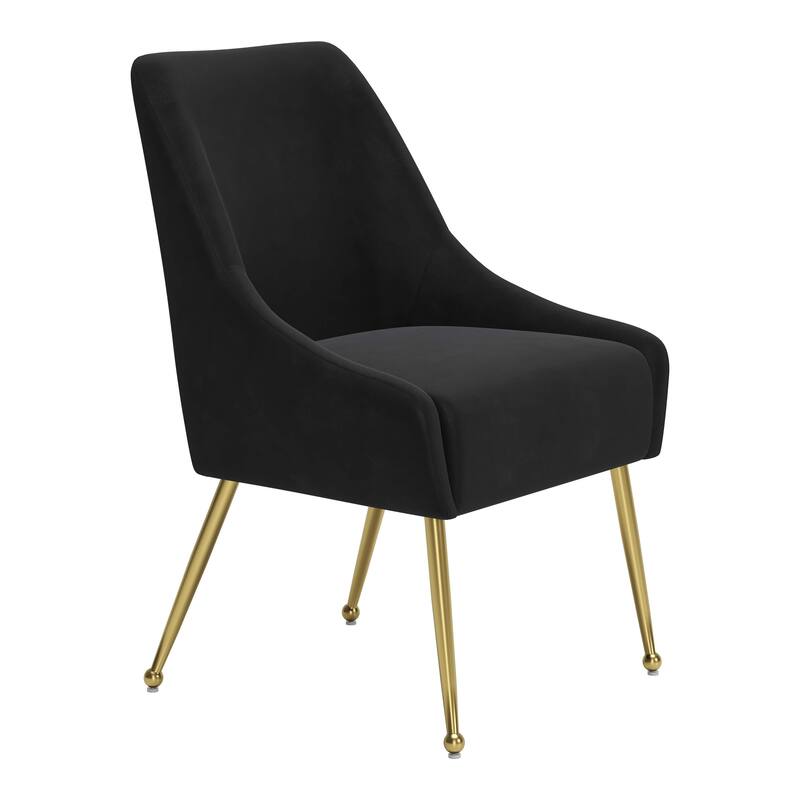 Maxine Dining Chair Gray & Gold