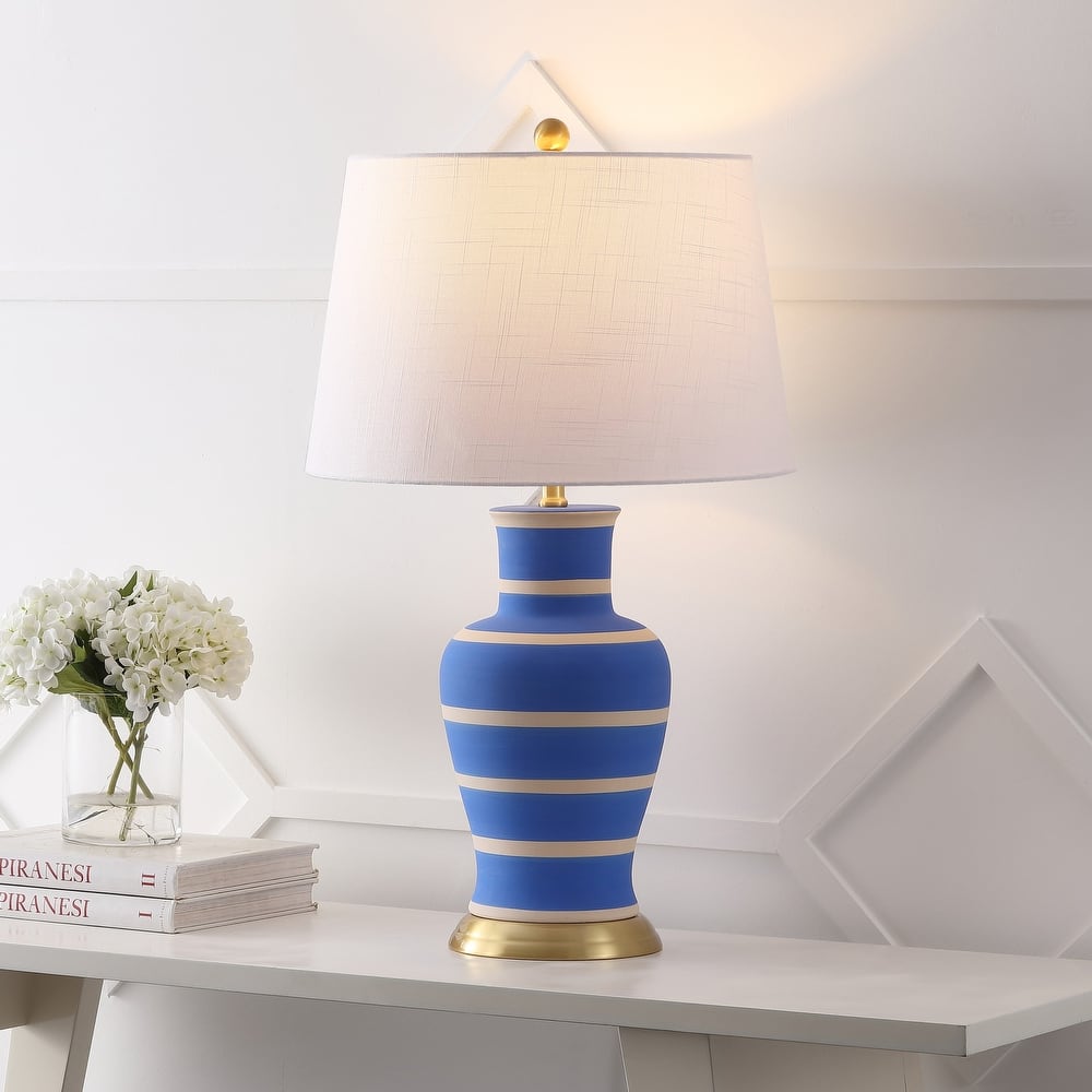 Julia 29" Ceramic LED Table Lamp, by JONATHAN Y