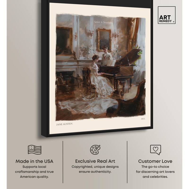 Sense and Sensibility Scene Canvas by Art Remedy