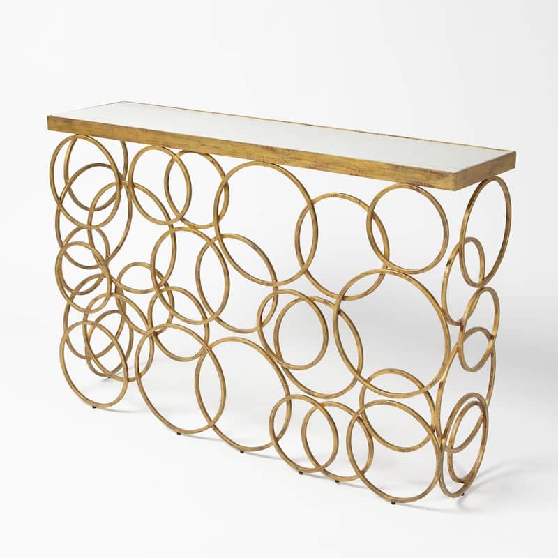 Ring Console - Antique Gold