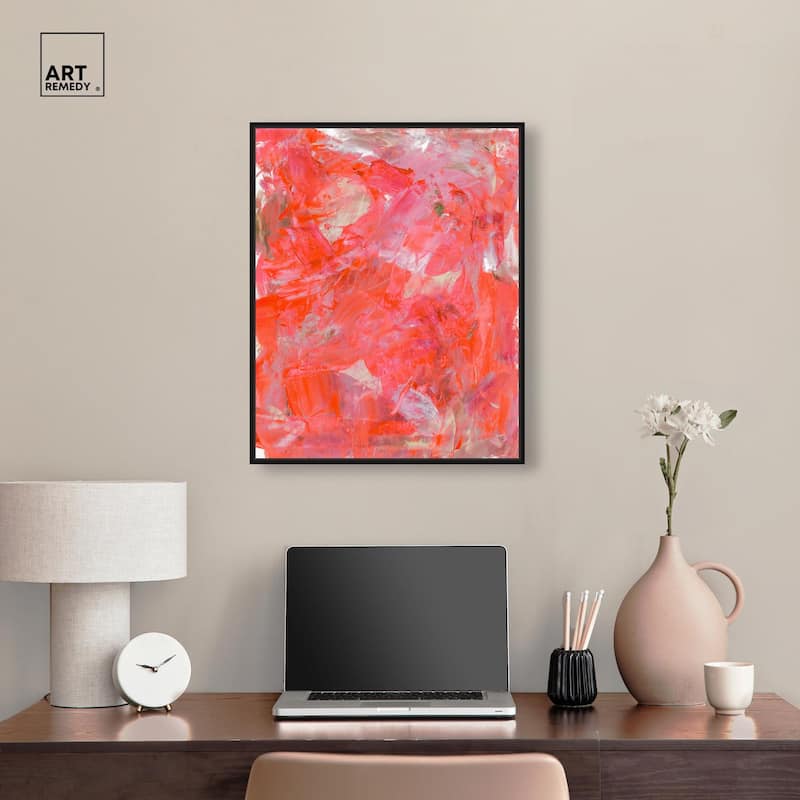 Shades of Red I Canvas by Art Remedy